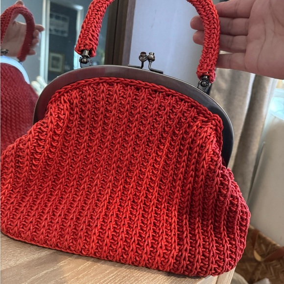 Patricia Nash Red Mini Bag with Vintage Charm - Picture 5 of 7